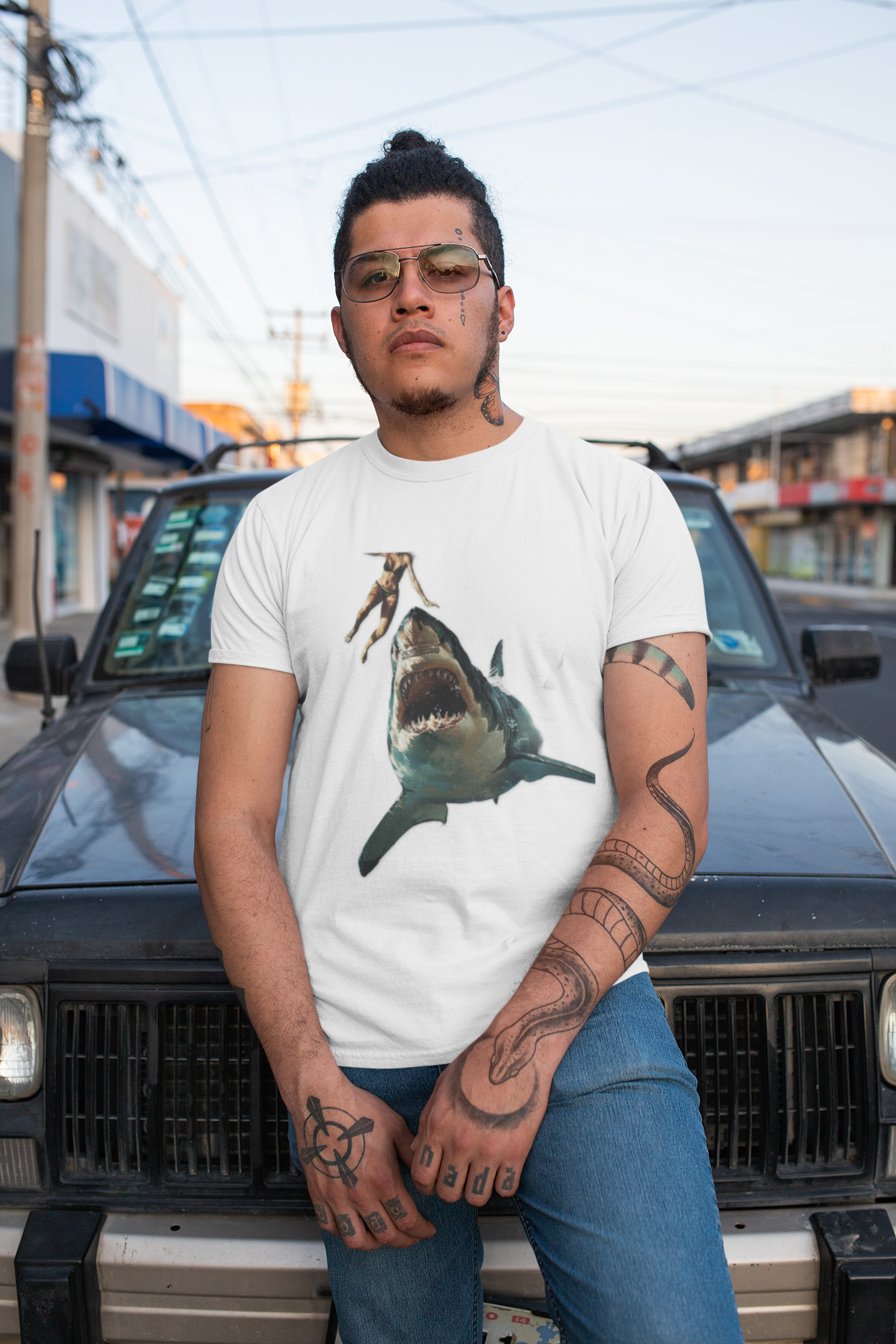 Great White Shark Attack T-Shirt